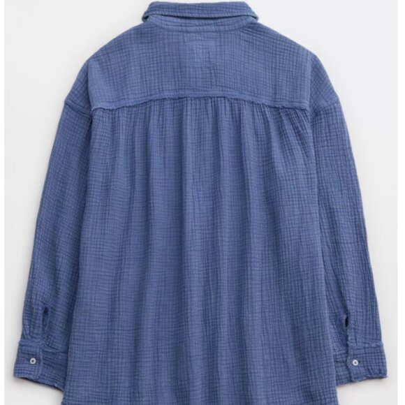 Aerie Gauzy Coverup Shirt - Picture 4 of 7